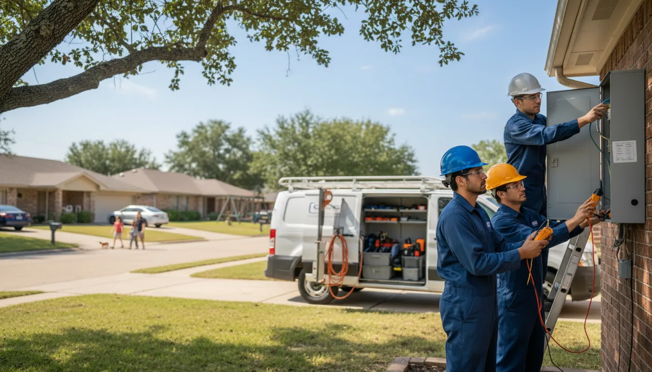 Certified electrician providing emergency electrical services in Stoutsville, MO